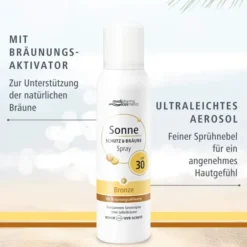 medipharma cosmetics Sonne Schutz & Bräune bronze LSF 30 Aerosol 150 ml Spray