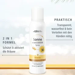medipharma cosmetics Sonne Schutz & Bräune bronze LSF 30 Aerosol 150 ml Spray