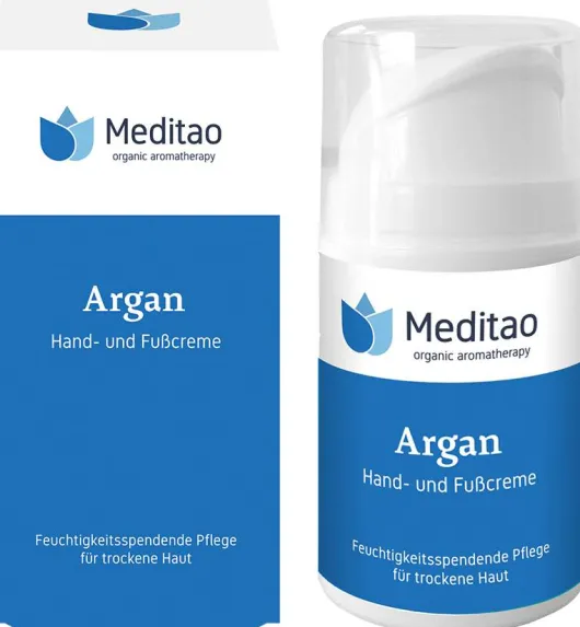 Meditao Argan Hand- und Fußcreme 50 ml Creme