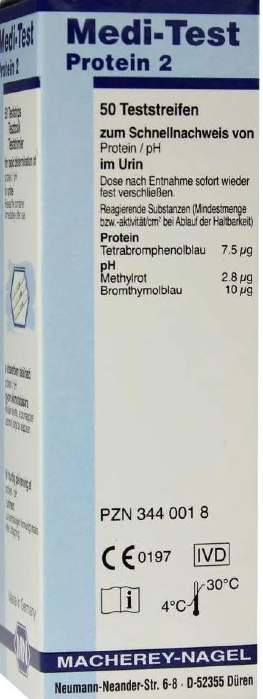Medi Test Protein 2 Teststreifen