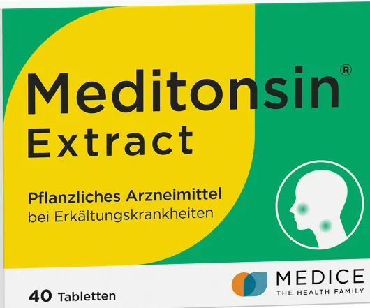 Meditonsin Extract pflanzliche Erkältungstabletten 40 Stück