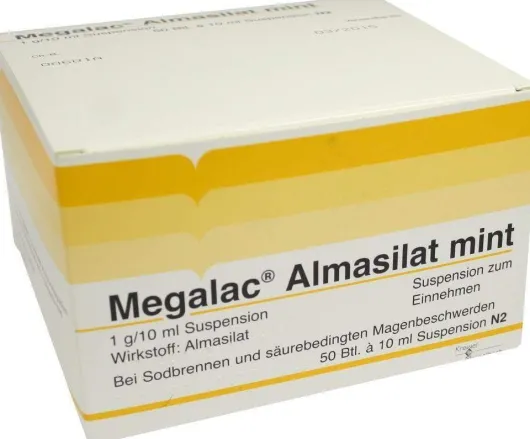 Megalac Almasilat Mint 50 X 10 ml