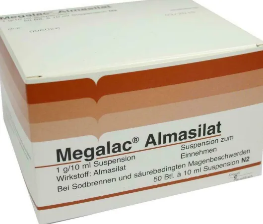 Megalac Almasilat 50 X 10 ml Suspension