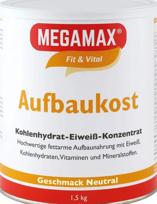 Megamax Aufbaukost Neutral 1,5 KG Pulver