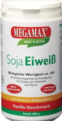 Megamax Soja Eiweiß Vanille 400 G Pulver