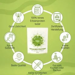 Megamax Veganes Erbsen Protein 400 G Pulver