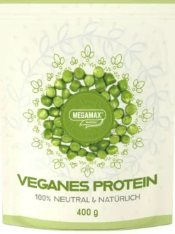 Megamax Veganes Erbsen Protein 400 G Pulver