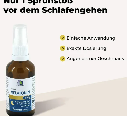 Melatonin 1 mg Einschlaf-Spray 50 ml