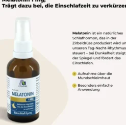 Melatonin 1 mg Einschlaf-Spray 50 ml