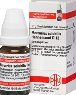 Mercurius Solubilis Hahnenmanni D12 Dhu 10 G Globuli