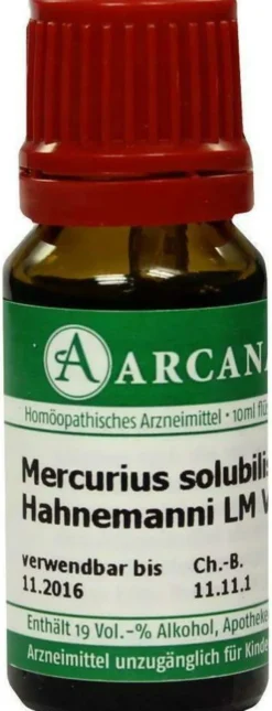 Mercurius Solubilis Lm 6 Hahnemanni Dilution 10 ml