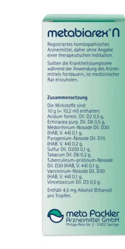 Metabiarex N 100 ml Tropfen