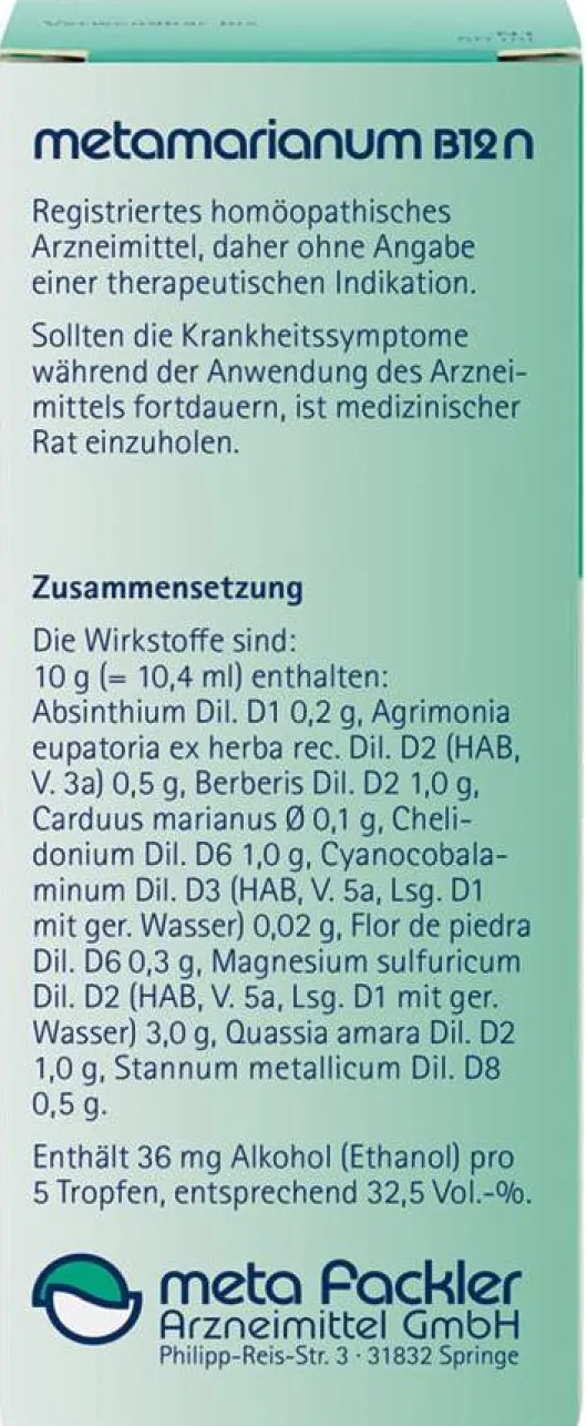 Metamarianum B12 N 50 ml Tropfen