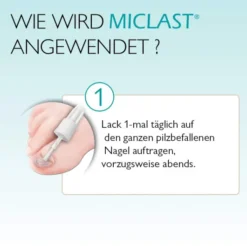 Miclast 80 mg pro g wirkstoffhaltiger Nagellack 2 x 3 ml