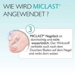 Miclast 80 mg pro g wirkstoffhaltiger Nagellack 3 ml