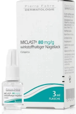 Miclast 80 mg pro g wirkstoffhaltiger Nagellack 3 ml