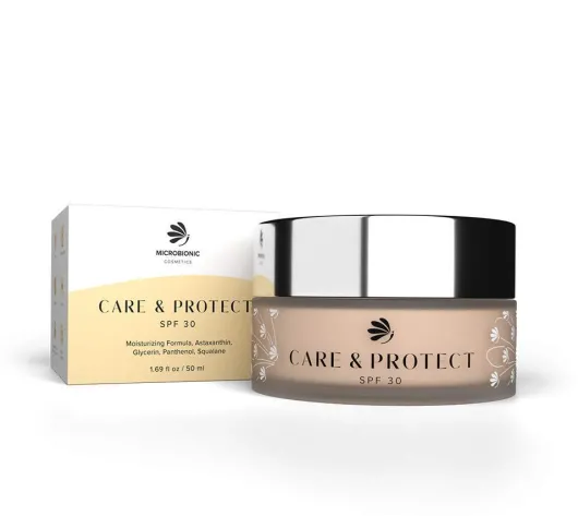 Microbionic cosmetics Care & Protect Gesichtscreme mit SPF 30 50 ml