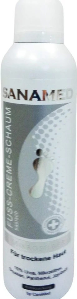 Mikrosilber Sanamed Fußcremeschaum 300ml