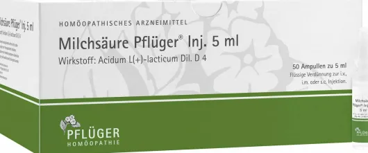 Milchsäure Pflüger Injektionslösung 50 Ampullen