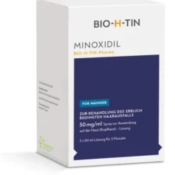 Minoxidil Bio-H-Tin Pharma 50 mg Pro ml Spray Für Männer 3 X 60...