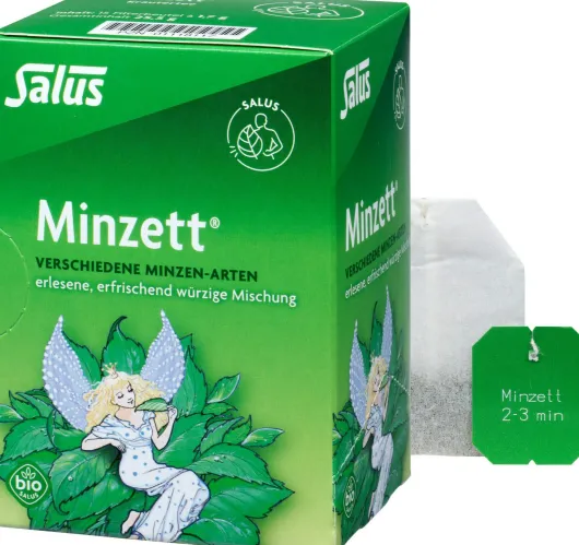Minzett Kräutertee Beutel Salus