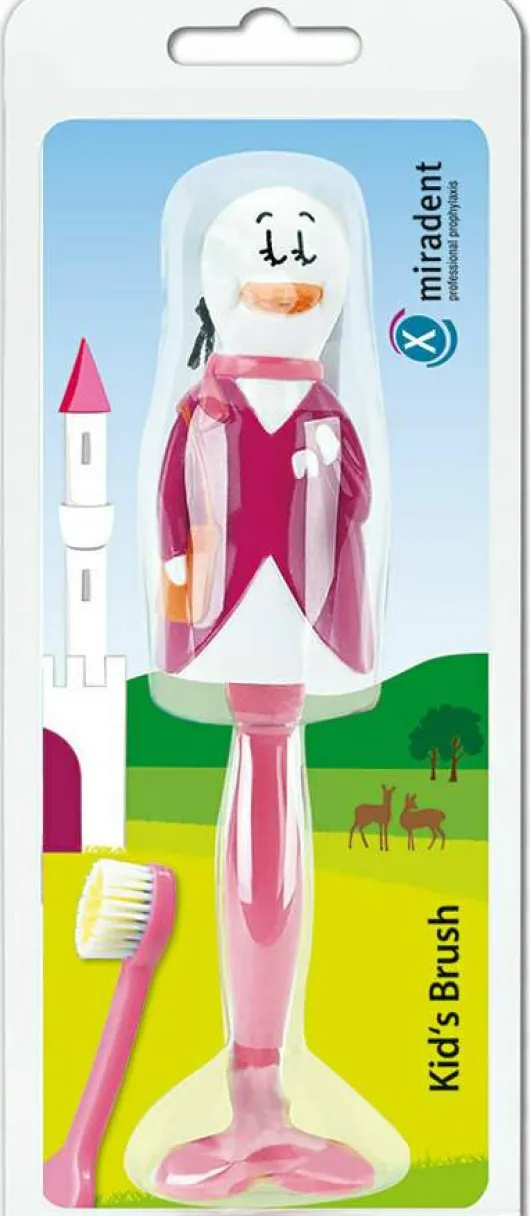 Miradent Kid s Brush Kinderzahnbürste Ente Rosa 1 Stück