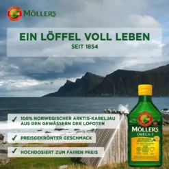 Möller s Omega-3 Zitrone Öl 500 ml