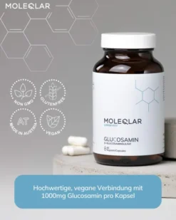 Moleqlar Glucosamin D-Glucosaminsulfate 90 Kapseln