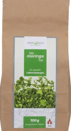 Moringa 100% Bio Blätter-Tee Pur 100 G