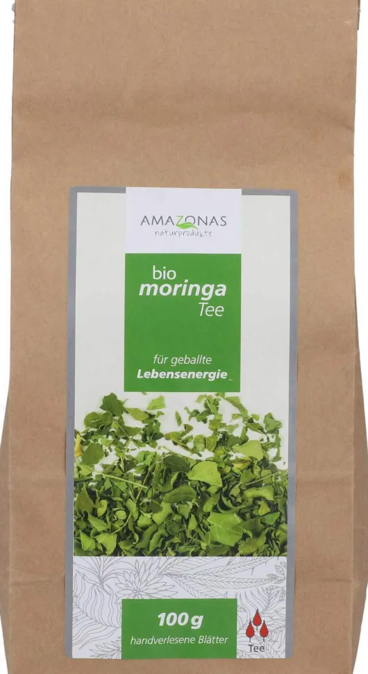 Moringa 100% Bio Blätter-Tee Pur 100 G