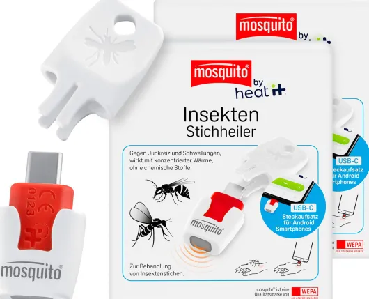 Mosquito heat it USB-C Insekten Stichheiler 2 x 1 Stück