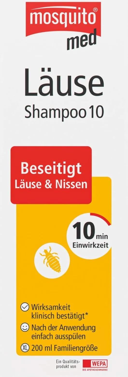 Mosquito Med Läuse Shampoo 10 200 ml