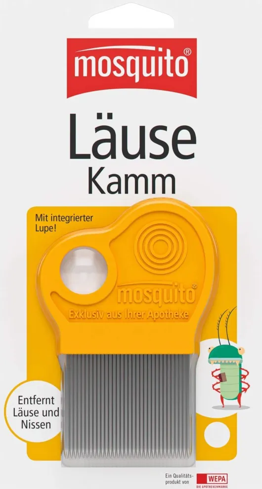 Mosquito Nissenkamm Metall Mit Lupe