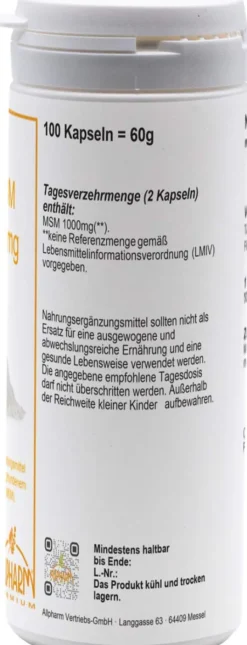 Msm Kapseln 500 mg 100 Kapseln