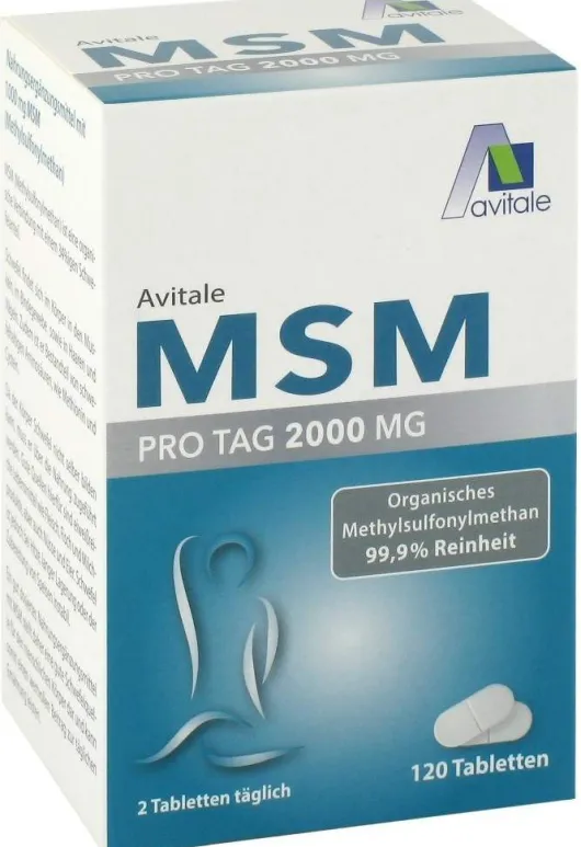 MSM 2000 mg 120 Tabletten