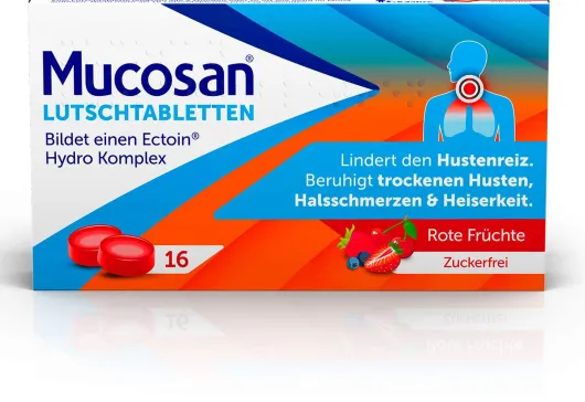 Mucosan rote Früchte 16 Lutschtabletten