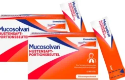 Mucosolvan Hustensaft-Portionsbeutel 2x 15 x 5 ml