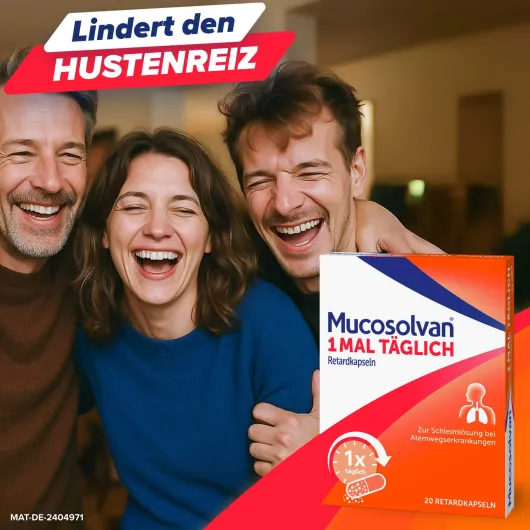 Mucosolvan 1mal täglich 20 Retardkapseln