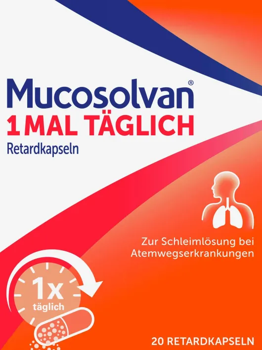 Mucosolvan 1mal täglich 20 Retardkapseln