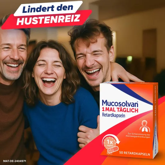 Mucosolvan 1mal täglich 50 Retardkapseln