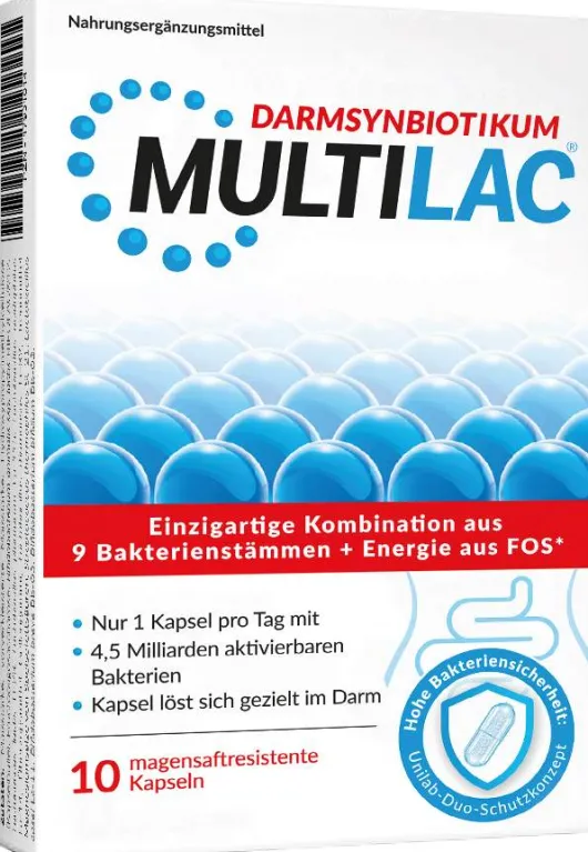 Multilac Darmsynbiotikum 15 Magensaftresistente Kapseln