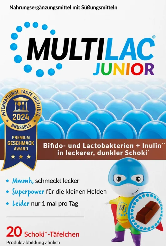 Multilac Junior Täfelchen 20 Stück