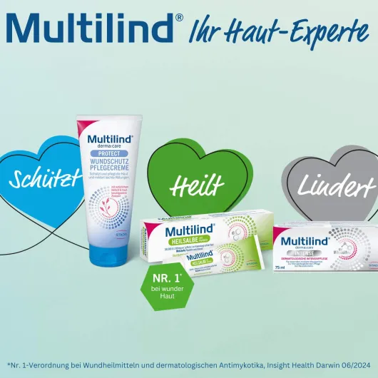 Multilind Heilsalbe mit Nystatin und Zinkoxid 100 g
