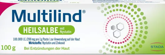 Multilind Heilsalbe mit Nystatin und Zinkoxid 100 g