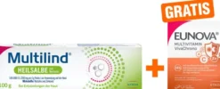Multilind Heilsalbe mit Nystatin und Zinkoxid 100 g + gratis Eunova VivaChrono 2 x 10 Tabletten