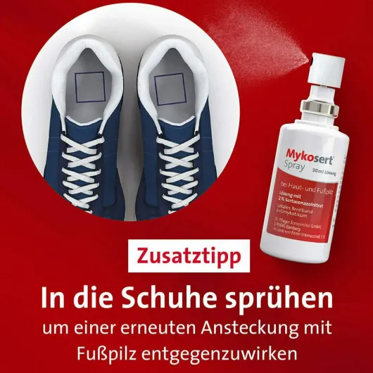 Mykosert Spray bei Haut- und Fußpilz 30 ml