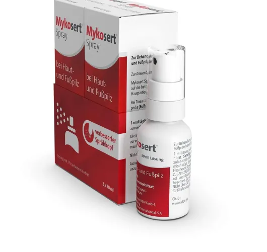 Mykosert Spray bei Haut- und Fußpilz 2 x 30 ml