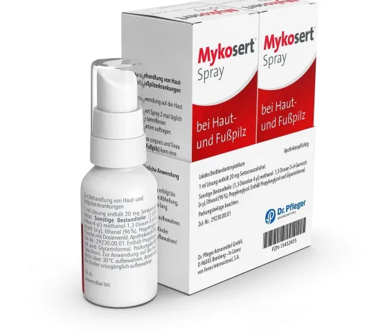 Mykosert Spray bei Haut- und Fußpilz 2 x 30 ml