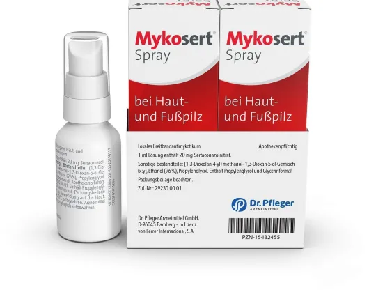 Mykosert Spray bei Haut- und Fußpilz 2 x 30 ml
