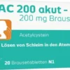 Nac 200 Akut 1a Pharma 20 Brausetabletten